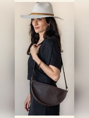 Lyons Leather Co. Biggie Bee Sling / Crossbody In Expresso